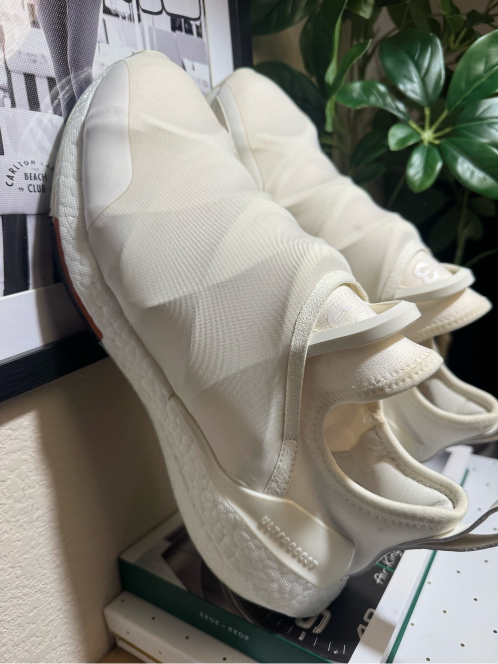 Y-3 Adidas Ultraboost Light Slip-On Sneakers White Yohji Yamamoto